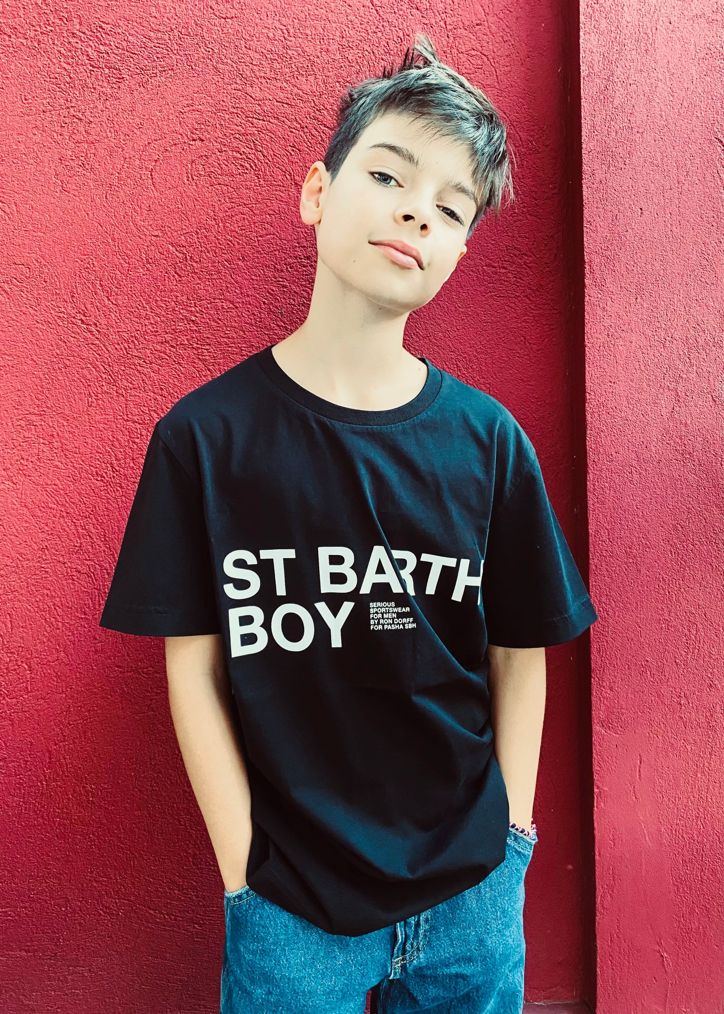 ST BARTH BOY T-SHIRT - RON DORFF x PASHA SBH