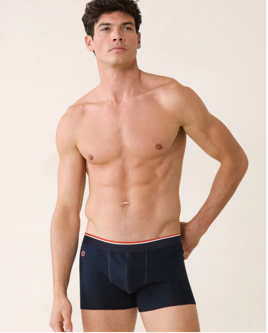 BOXER MARIUS NAVY BLUE - FRENCH BRIEFS