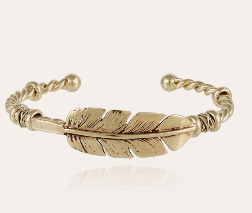 PENNA BANGLE GOLD OR SILVER BICOLOR - GAS BIJOUX