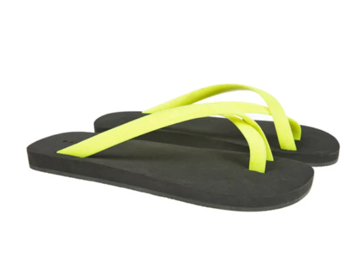 Bi colored Cross toe luxe flip flop MIX COLORS - DANWARD