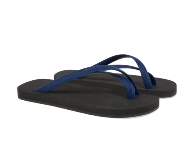 Bi colored Cross toe luxe flip flop MIX COLORS - DANWARD