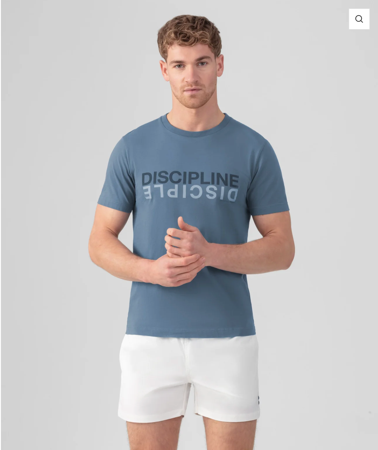 Organic cotton T-shirt "DISCIPLINE-DISCIPLE" - RON DORFF