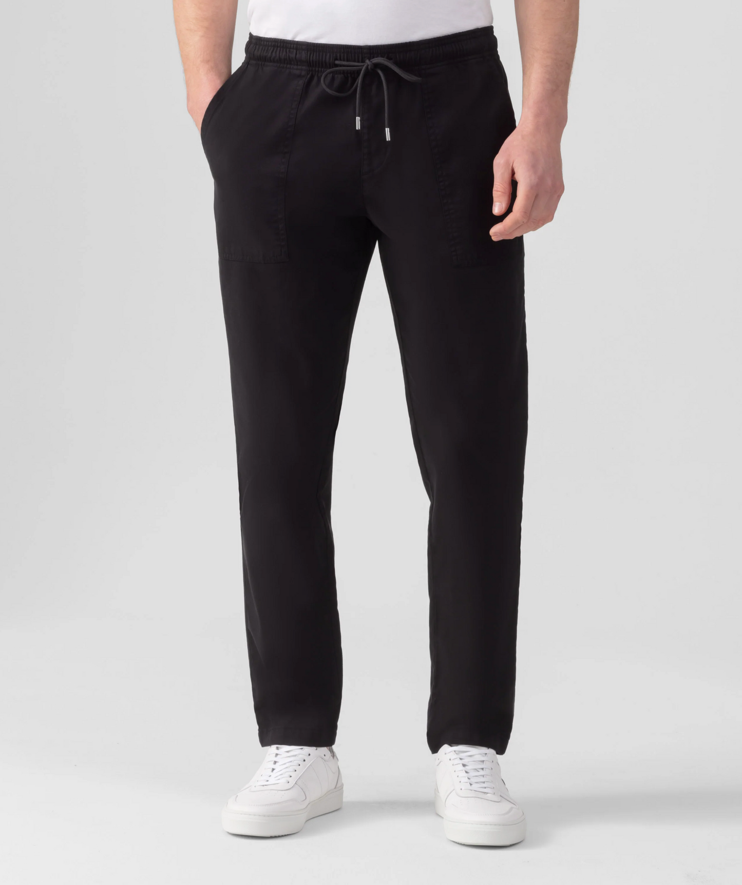 BEIGE OR BLACK SPORT CHINO PANTS - RON DORFF