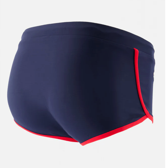 NAVY BLUE SPORTS SWIM BRIEFS "WATERSLIP" - LE SLIP FRANCAIS 