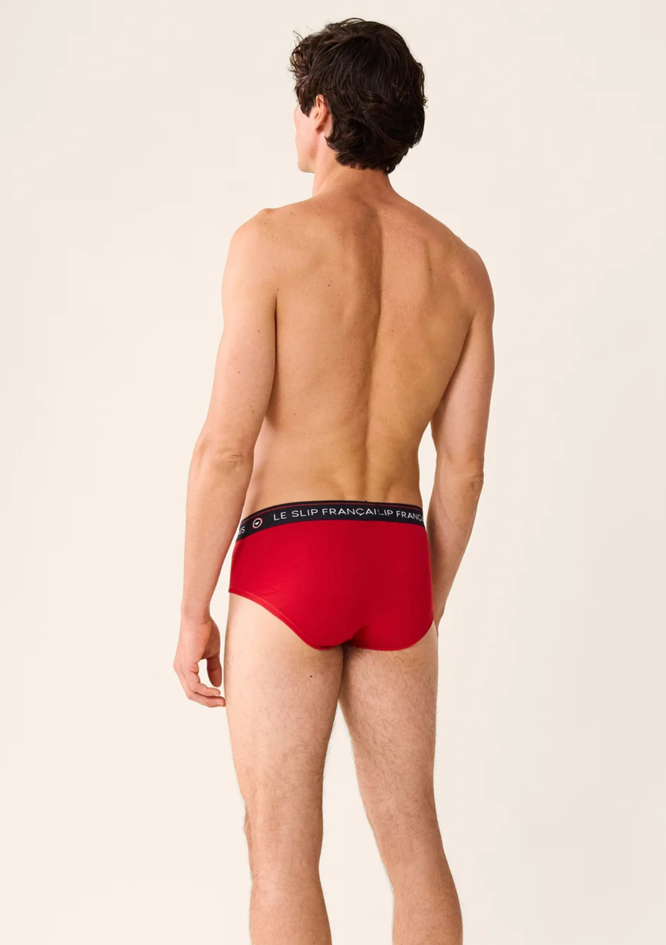 CALZONCILLO INTREPIDE ROJO BORDADO “BUCHE DE NOEL” - LE SLIP FRANCAIS