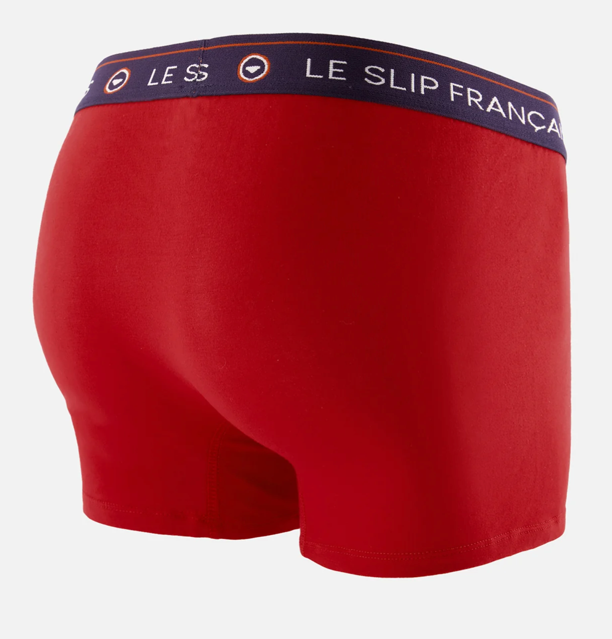 BOXER THE REDOUTABLE RED EMBROIDERED "CHRISTMAS BUCHE" - FRENCH BRIEFS 