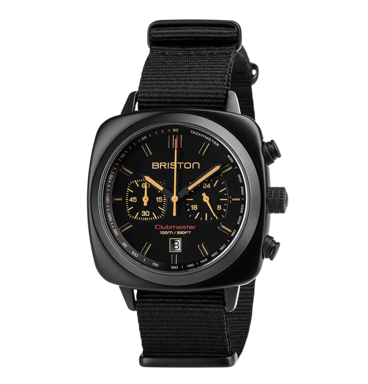 Clubmaster Sport - Chrono - Matte Black - BRISTON