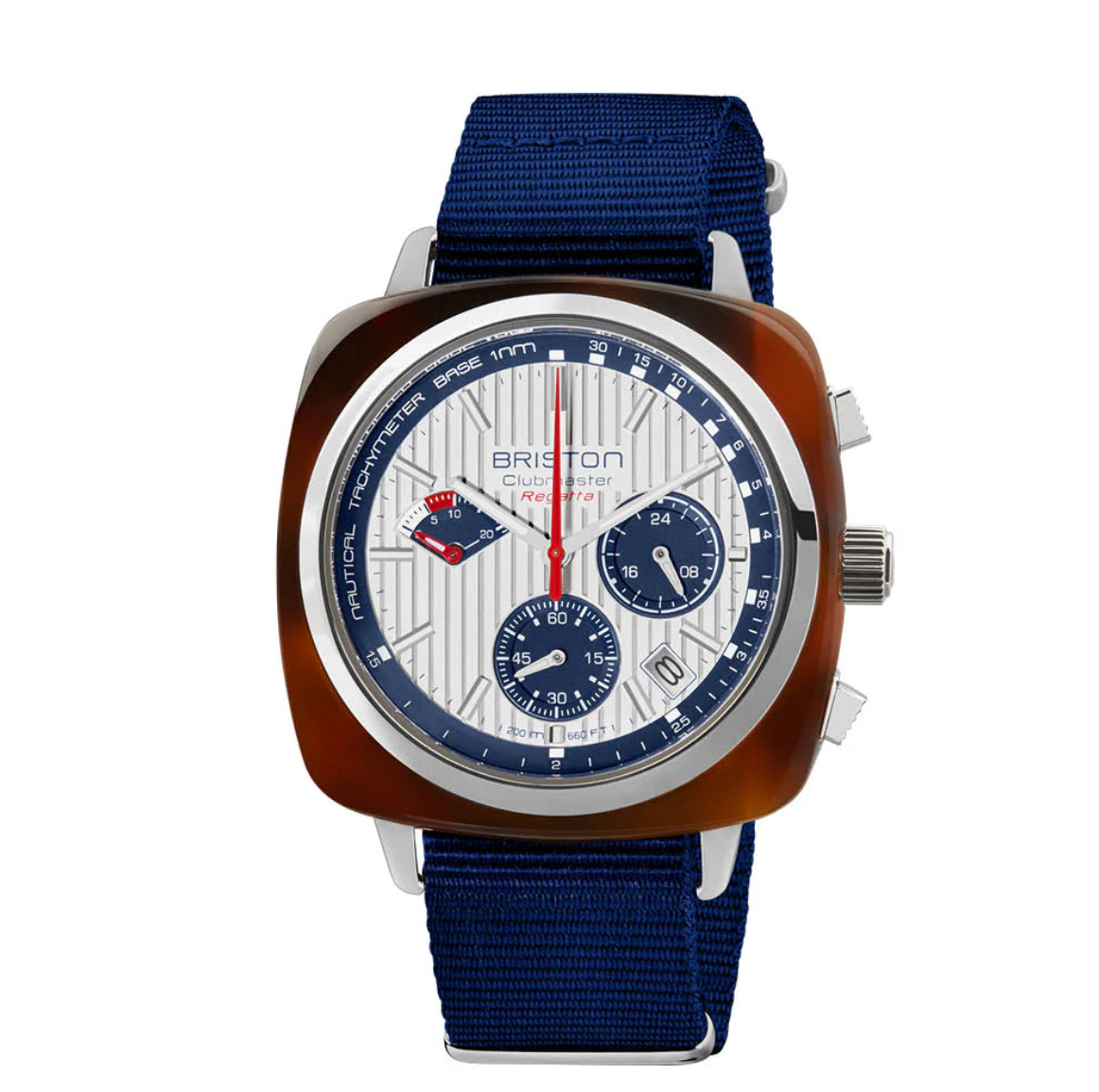 Clubmaster Regatta - Chrono - White OR Wood - BRISTON 