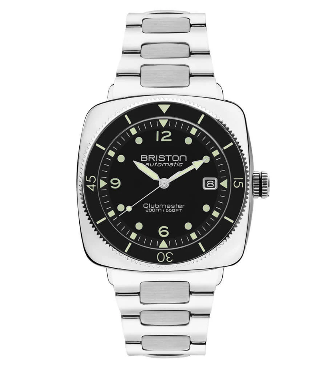 Clubmaster Legend DIVER Steel Black - BRISTON 