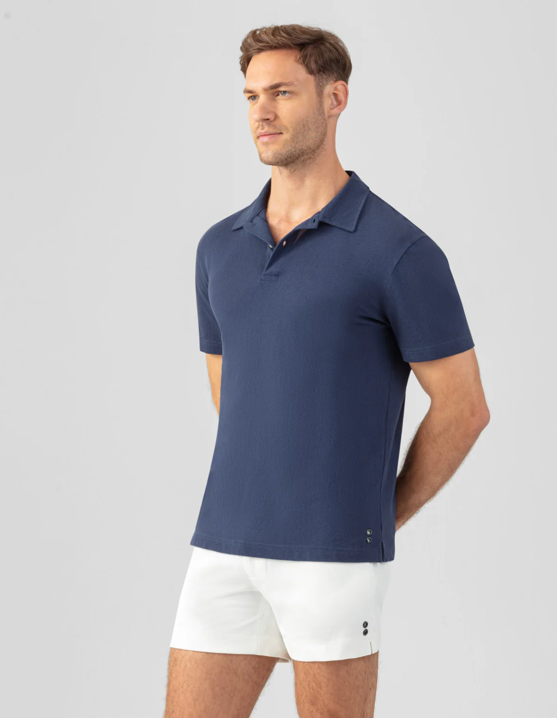 COTTON MESH POLO SHIRT 3 COLORS - RON DORFF 