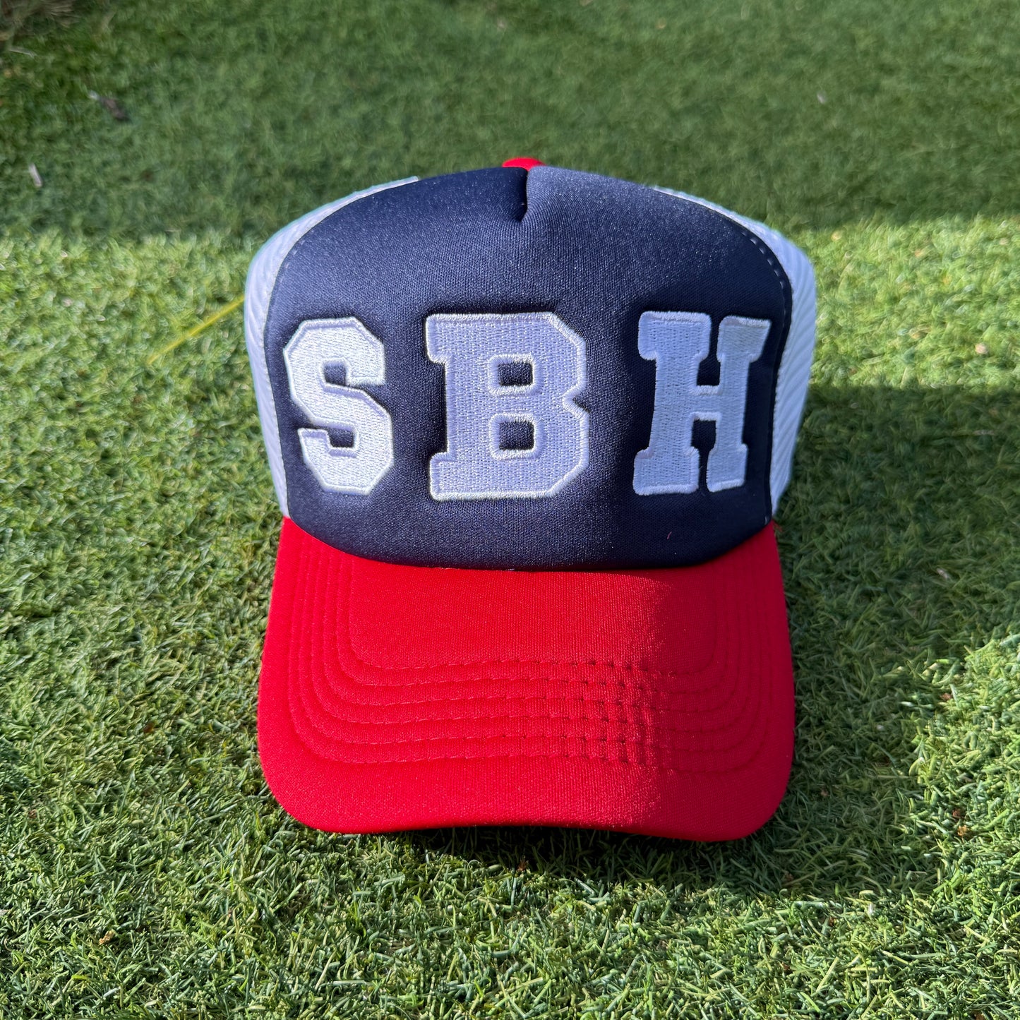 Cap TRUCKER FOAM SBH XXL NAVY / WHITE / RED