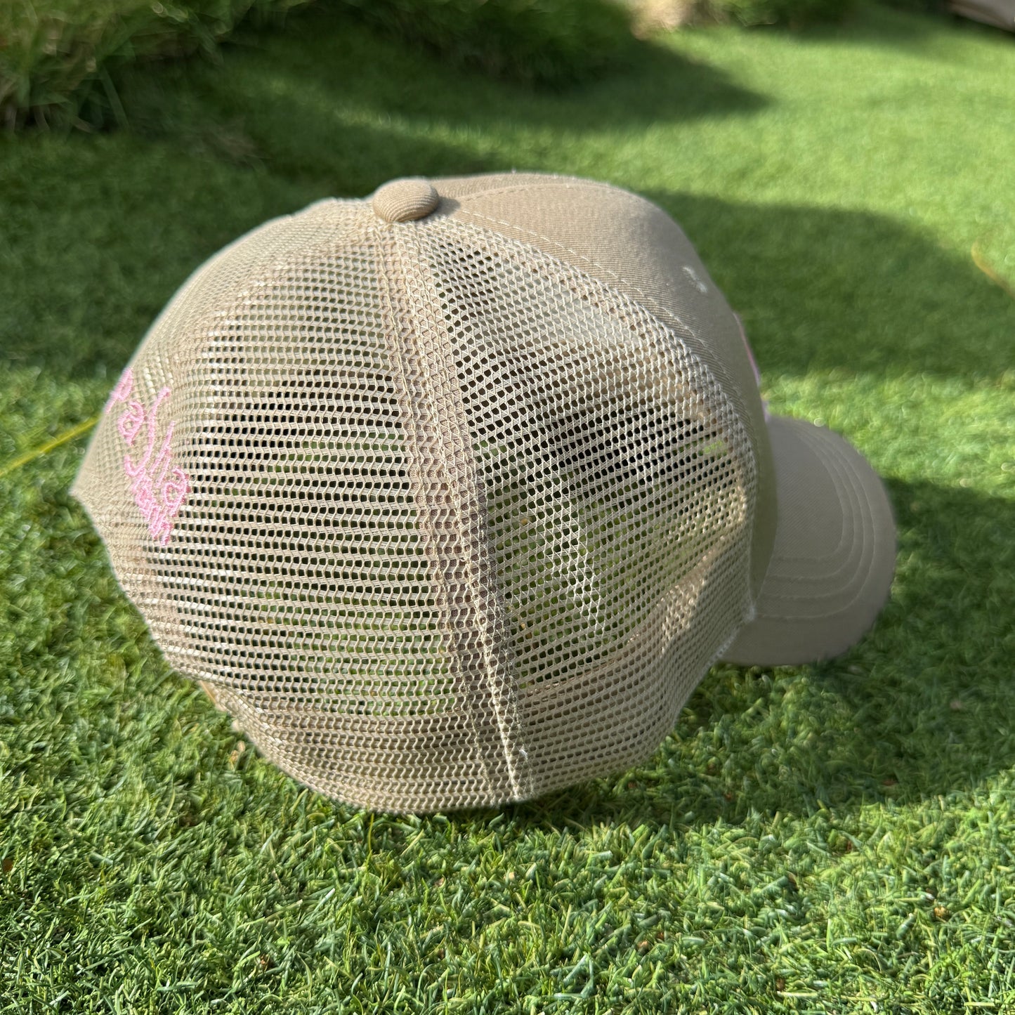 GORRA TRUCKER SBH SAND / Rosa empolvado X PASHA ST BARTH