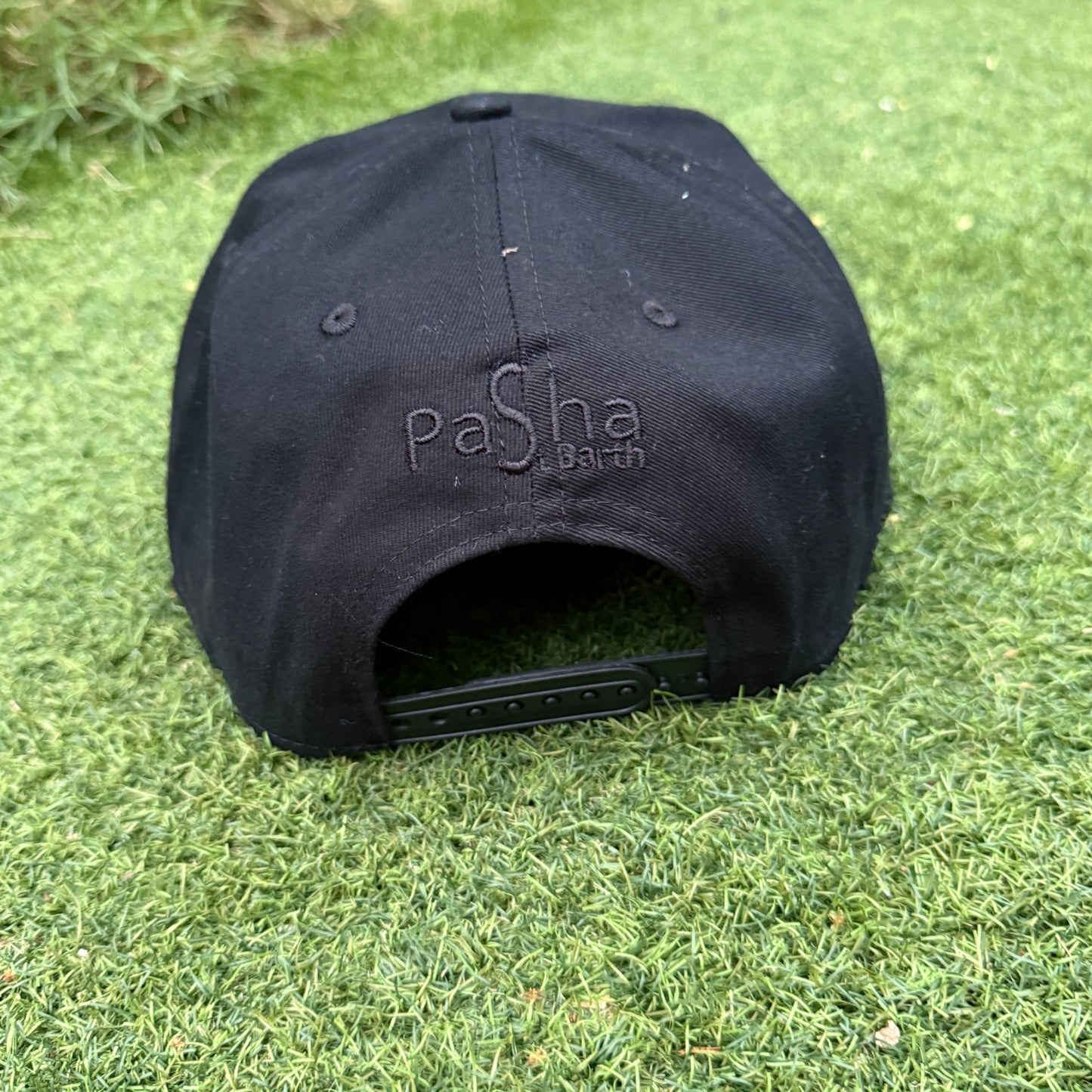 CAP X SBH 3D FLAT VISOR BLACK / BLACK - PASHA ST BARTH