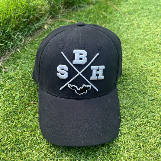 CAP X SBH - BLACK / GRAY - PASHA ST BARTH